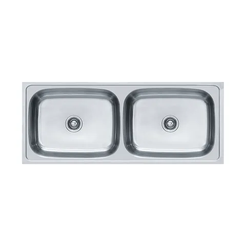 Double-bowl sink