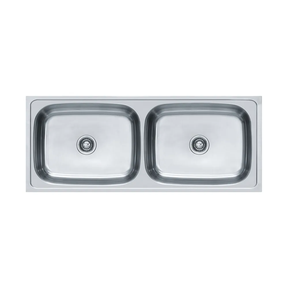 Double-bowl sink