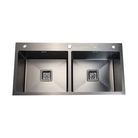 Handmade square-edge sink