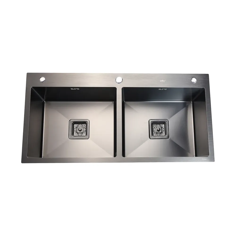 Handmade square-edge sink