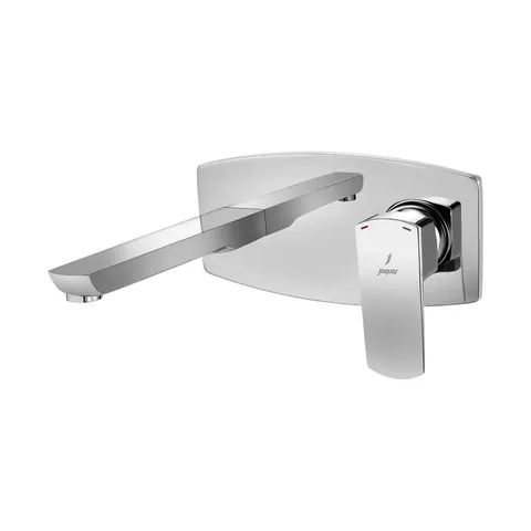 Wall-mounted basin mixer