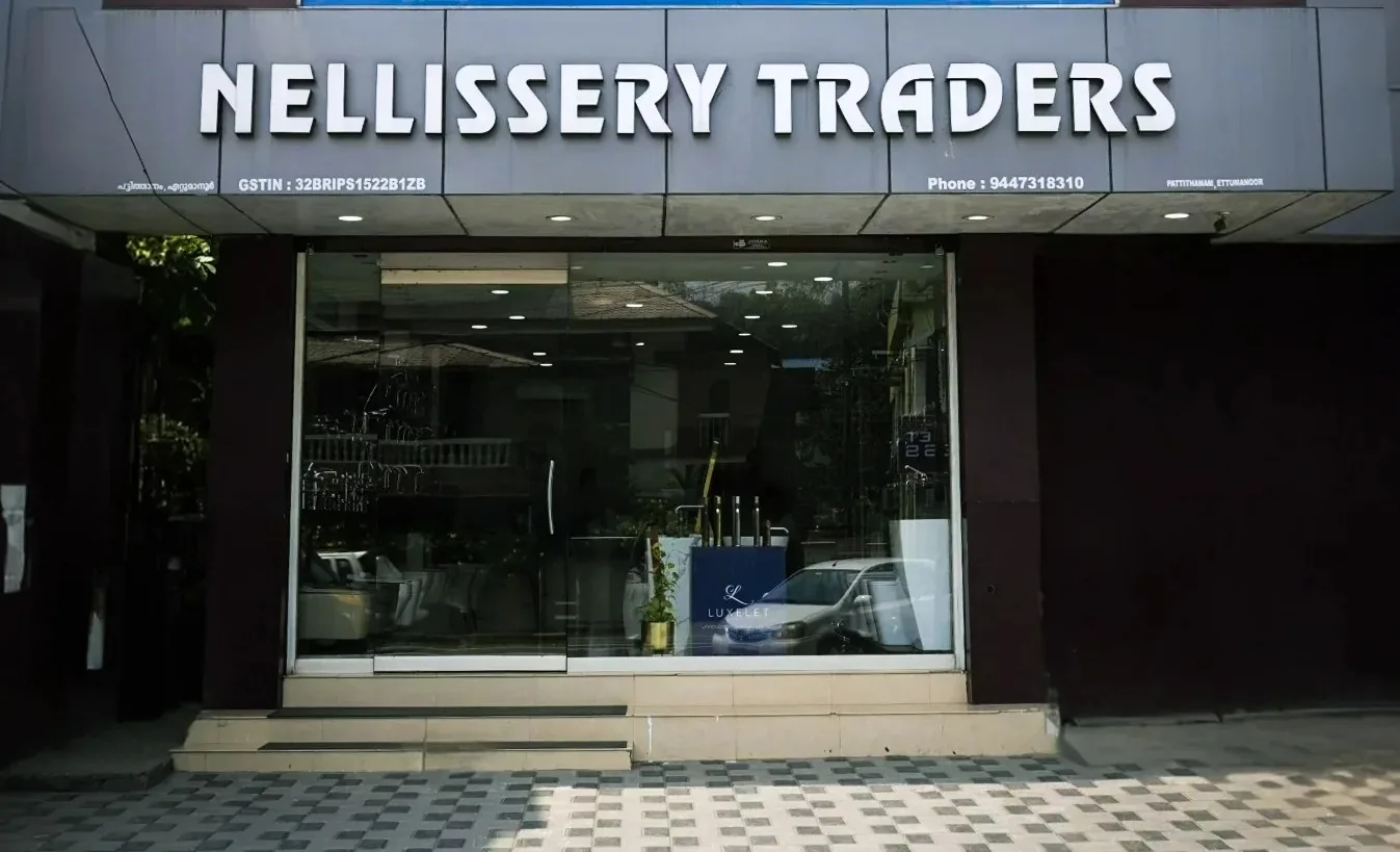 The Nellissery Traders showroom on MC Road, Pattithanam, Ettumanoor
